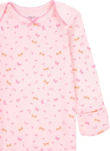 Vista 2 de Simple Joys by Carter's Paquete de 3 batas de algodón para bebé niña