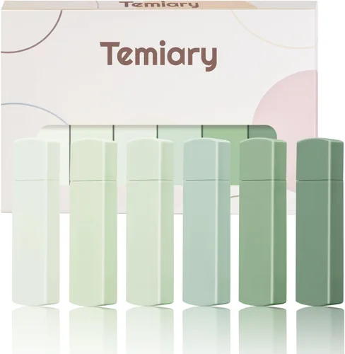 Vista 11 de Temiary 6 unidades de mini cintas correctoras blancas, secado rápido y suave para sacar, conjunto de cintas correctoras estéticas y lindas, fácil