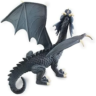 Vista 3 de Warmtree Figuras realistas de dragón volador de plástico de 6 pulgadas