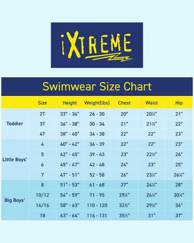 Vista 7 de iXtreme Camiseta de natación de secado rápido UPF 50 para niño talla 2T-20