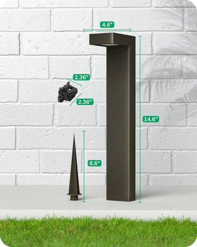 Vista 9 de EDISHINE Paquete de 6 conectores de cable de bajo voltaje, conectores de cable de iluminación de paisaje, impermeables, para iluminación