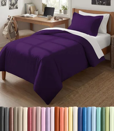 Vista 60 de Juego de funda de edredón tamaño King – Funda de edredón extra suave tamaño King de 104 x 90 pulgadas con 2 fundas de almohada – Lujo de hotel, 01