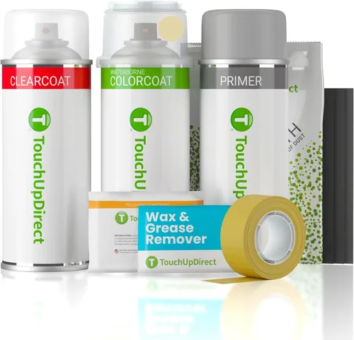 Vista 131 de TouchUpDirect 1J7 Atomic Silver Metallic Compatible con Lexus Exact Match - Aerosol de pintura de retoque - Kit esencial