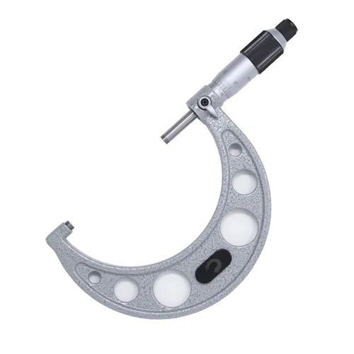 Vista 6 de Clockwise Tools MMTR-01 - Micrómetro exterior premium con punta de carburo 0-1 "Rango de medición 0.0001" Herramienta de maquinista de precisión