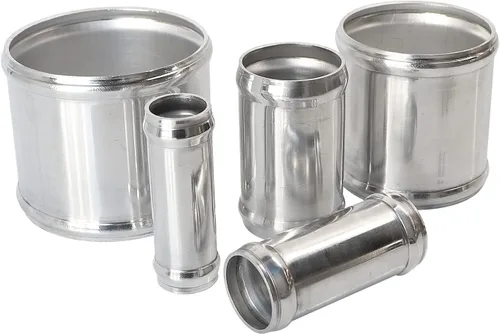 Vista 6 de Universal OD 2.75 "(70mm) Adaptador de tubería de entrada de aluminio 3 "(76 mm) de longitud T-6061 Conector de tubería de tubería de tubería