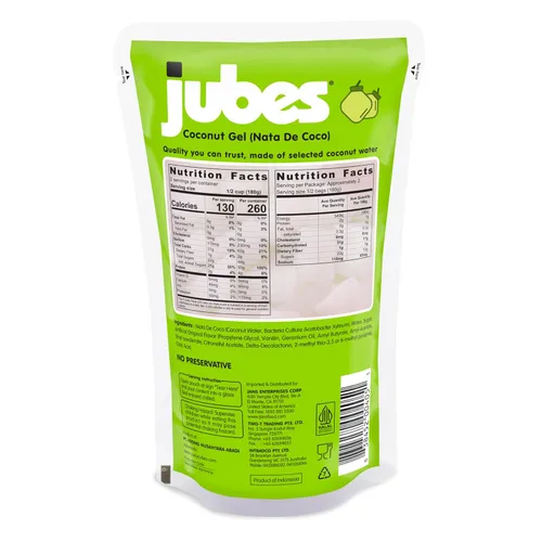 Vista 36 de Jubes Grape Nata De Coco Jelly Cubes (12.7 onzas, paquete de 3) – Cubos de jalea de coco de uva para sagú – Gel de coco en ingredientes de jarabe