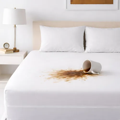 Vista 42 de Protector de colchón de litera de 42 x 80 pulgadas, funda 100% impermeable con cremallera, 6 pulgadas de profundidad, carcasa de seis lados