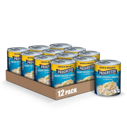 Vista 28 de Progresso: Sopa Rica y Abundante, Sopa de Almejas de Nueva Inglaterra, 18.5 oz., Pack de 4