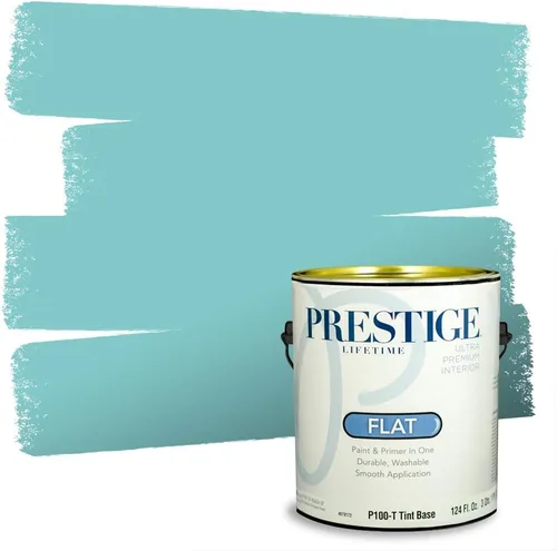 Vista 77 de PRESTIGE Pintura interior e imprimación en uno, salpicaduras acuosas, cáscara de huevo, 1 galón