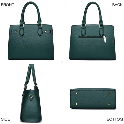 Vista 4 de Carteras y bolsos para mujer, bolso de mano de moda con asa superior