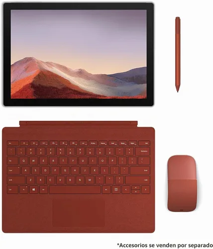 Vista 8 de Tablet Microsoft Surface Pro 7, pantalla táctil de 12.3", Intel Core i7, 16 GB de memoria, unidad de estado sólido de 512 GB