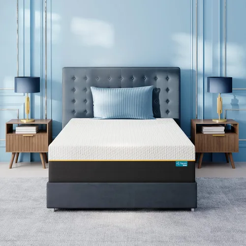 10 Inch Twin Mattress for Kids, Cooling Memory Foam Mattress for Bunk Bed, Mattress in a Box for Adults, Student and Toddler, Fiberglass Free,