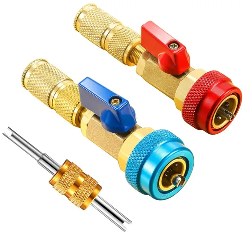 Vista 6 de R134A R1234YF Herramienta de núcleo de válvula 35 piezas de aire acondicionado núcleo de válvula Schrader Refrigeración Núcleo de válvula Schrader 3