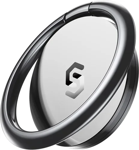 Vista 13 de Syncwire Cell Phone Ring Holder Stand, 360 Degree Rotation Finger Ring Kickstand Polished Metal Phone Grip for Magnetic Car Mount