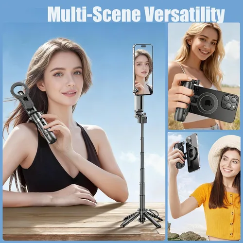 Vista 10 de Trípode magnético 4 en 1 para selfie Stick que se extiende hasta