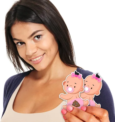 Vista 4 de Baby Shower Games, Scratch Off Game, Silly Activity for Ice Breakers, Door Prizes, Baby Shower Activity and Idea, Fun and Easy to Play, 38 Cards