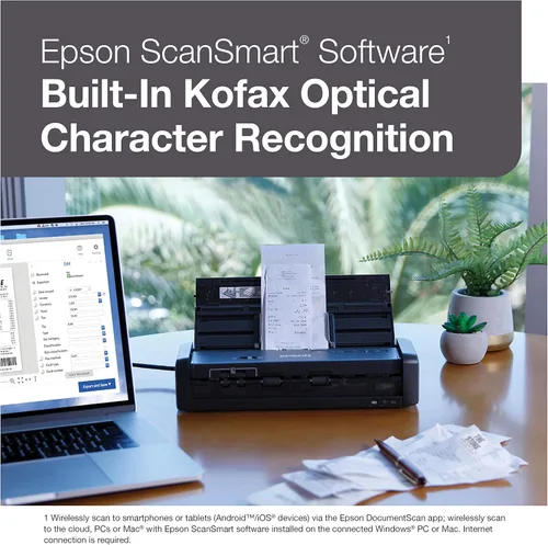 Vista 6 de Epson - Escáner de documentos portátil inalámbrico a color Workforce de Epson