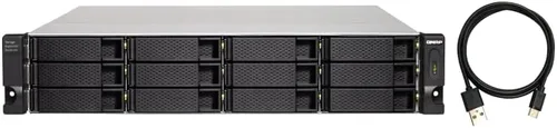 Vista 13 de QNAP TL-D800C Caja de almacenamiento JBOD de escritorio de 8 bahías con conectividad USB 3.2 Gen 2 Tipo-C