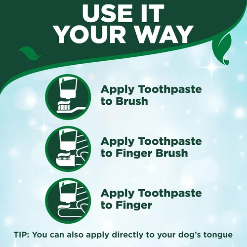 Vista 5 de Vet's Best Gel de pasta dental enzimática para perros, hecha en Estados Unidos.