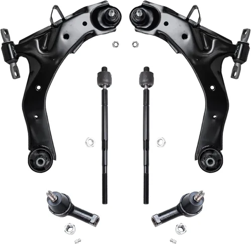 Vista 156 de Detroit Axle - Kit de suspensión de 6 piezas para Chevy Equinox GMC Terrain 2010-2017 2010-2017 brazos de control inferiores con rótulas, 2