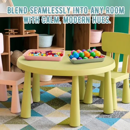 Vista 5 de Mifoci Morandi - 15 bandejas de plástico para actividades artísticas y manualidades, bandejas apilables de plástico para servir para proyectos