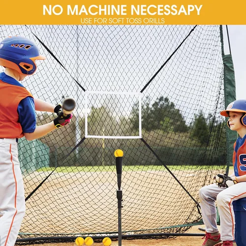 Vista 8 de Urspasol Paquete de 20 mini pelotas de béisbol de espuma de 1.6 pulgadas, perfectas para practicar bateo y lanzar, mejorar tu precisión de bateo