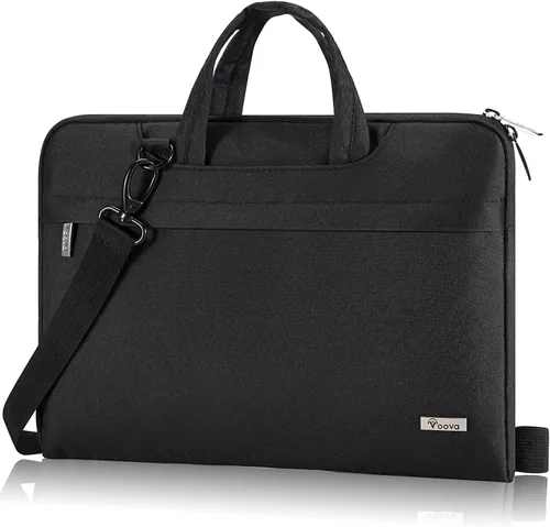 Voova Bolsa para laptop de 13 14 pulgadas, funda impermeable para computadora con correas para el hombro y asa compatible con MacBook Air 13