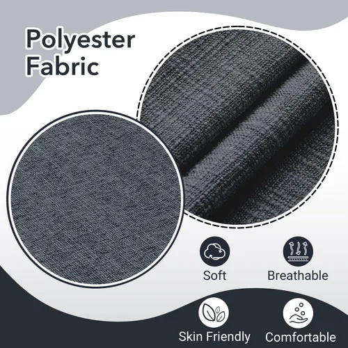 Vista 3 de downluxe Cojines para sillas de interior para sillas de comedor, almohadillas de espuma viscoelástica texturizadas suaves y cómodas para sillas