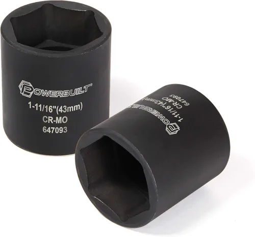 Vista 9 de Powerbuilt 648636 - Kit de herramientas para tuercas de husillo, 5 piezas, tuercas de husillo para extraer, varios tamaños, marcas de tamaño, caja