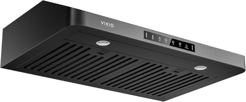 Vista 17 de VIKIO HOME Campana extractora de acero inoxidable de 30 pulgadas, 900 CFM máximo, filtro de malla de aluminio de 5 capas, luces LED y controles