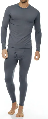Thermajohn - Ropa interior térmica, calzoncillos largos para hombre con forro de vellón para clima frío
