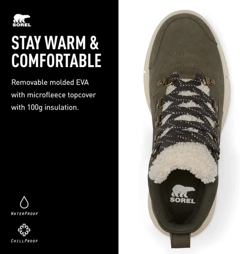 Vista 4 de Sorel Botas impermeables Explorer Next Hiker para mujer