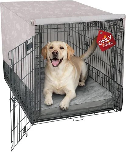 Vista 20 de Explore Land Funda transpirable para jaula de perro, ventilación de malla de 4 lados, funda básica para perrera para mascotas, todos los lados Negro