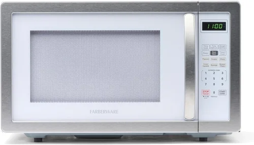 Vista 12 de Farberware Horno microondas de encimera de 1.3 pies cúbicos – 1000 vatios de potencia, ajustes de cocción automática, descongelación, fácil limpieza