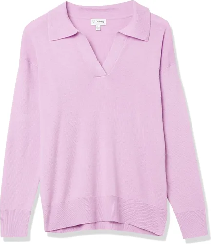Vista 6 de The Drop Polo tipo suéter holgado Meena para mujer
