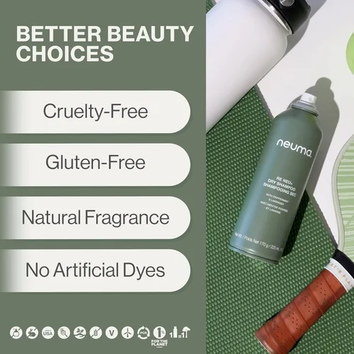 Vista 4 de NEUMA Re Neu - Champú seco de 6 onzas líquidas, sin talco, champú seco voluminizador de rápida absorción, aroma a coco Kalette
