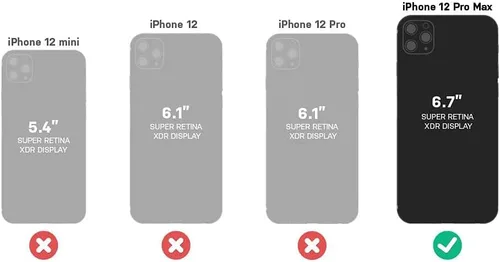 Vista 2 de OtterBox Defender - Funda de la serie sin pantalla para iPhone 12 PRO MAX (solamente), embalaje no minorista, poción de bayas