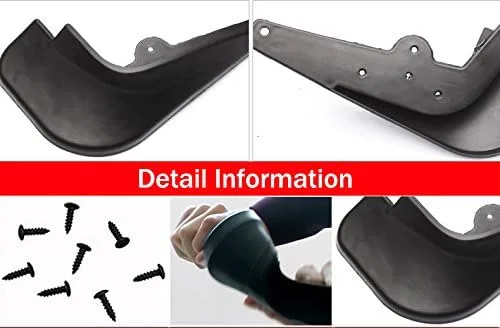 Vista 3 de 4 unidades de guardabarros para KIA Rio K2 Sedan 2011 2012 2013 2014 2015 2016 2017 2018 2019 2020 2021 2022 2023