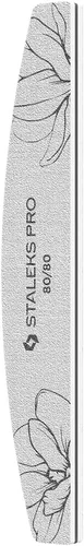 STALEKS PRO Expert 40 limas de uñas Crescent, grano 80/80, 25