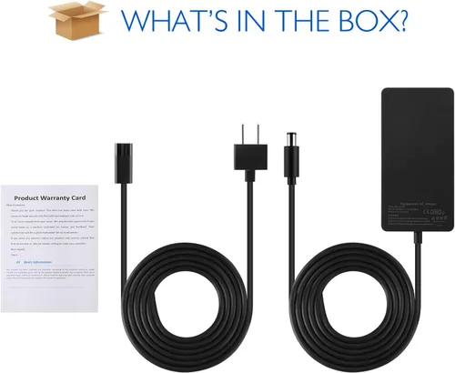 Vista 6 de Cargador de muelle de superficie, adaptador de CA de 15 V, 6 A, 90 W, cargador de batería para Microsoft Docking Station Surface Pro 4 Surface Book