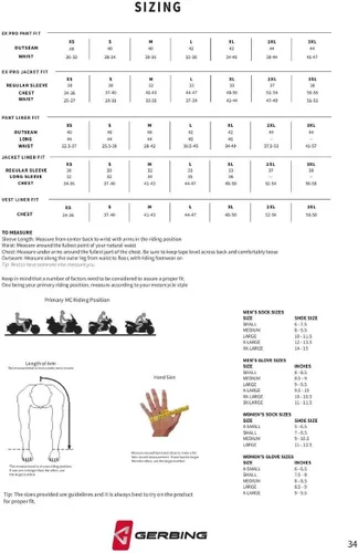 Vista 6 de Gerbing - Forro térmico para chaqueta, 12 V, para motocicleta - Equipo de 7 zonas de calor
