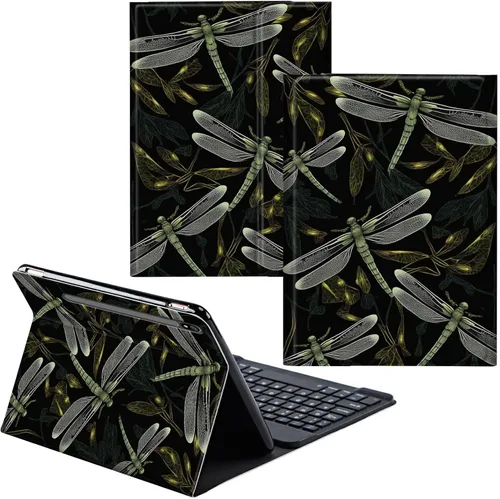 Vista 49 de Para Samsung Galaxy Tab S6 Lite Funda 2022/2020 Teclado Inalámbrico Desmontable Y Cubierta De Soporte De Cuero PU Funda Protectora Para Samsung