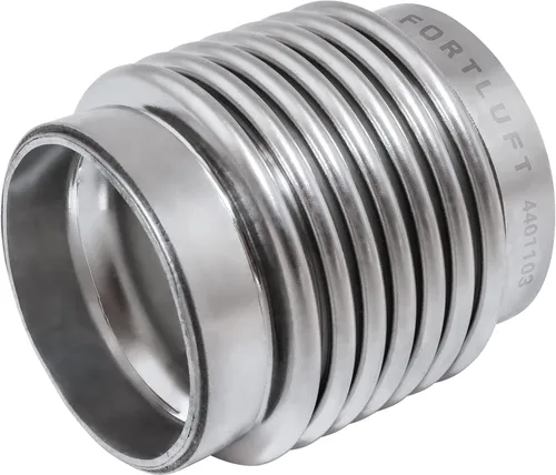 Vista 28 de FORTLUFT Conector Flexible de Escape con Tubos de Extensión (2.25''x4.00''8.00''/57x102x203mm)