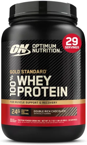 Vista 24 de Optimum Nutrition Estándar dorado 100% Proteína de Suero de Leche en Polvo, Pie de lima, 1.8 Libra