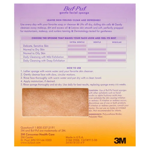 Vista 7 de Esponja de doble cara para el cuerpo Buf-Puf