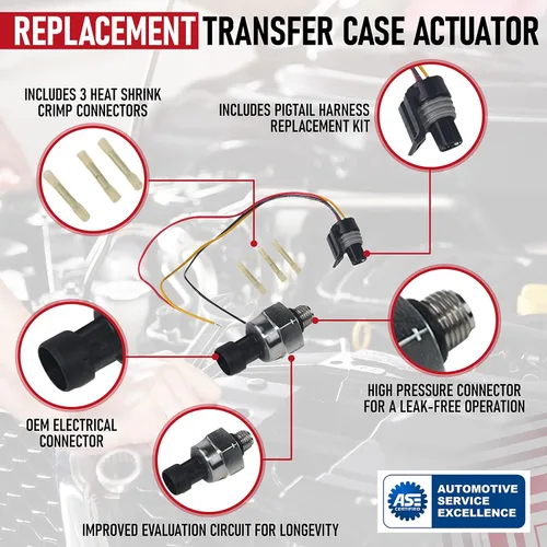 Vista 4 de Sensor ICP con kit de arnés, presión de control de inyección, compatible con vehículos Ford - 7.3 Powerstroke E350, F250, F-350 Super Duty