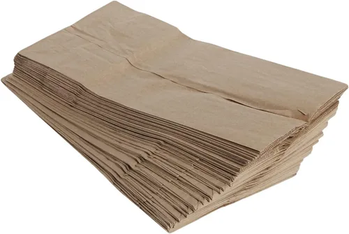 Bolsas de papel marrón para almuerzo AJM, 40 unidades