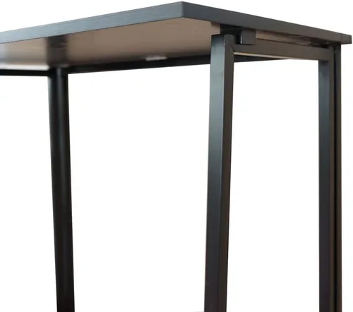 Vista 8 de Escritorio plegable para computadora para espacios pequeños, necesita montaje, escritorio de oficina en casa, mesa plegable para computadora, mesa