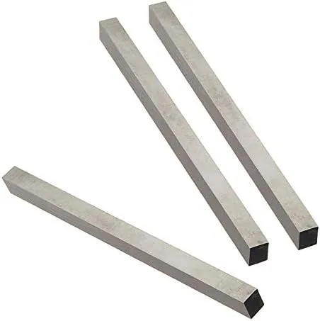 Vista 3 de XMHF Torno HSS cuadrado herramienta de corte bits barra rectangular torno mosca cortador molino blanco 0.315x0.315x7.874 in 3pcs