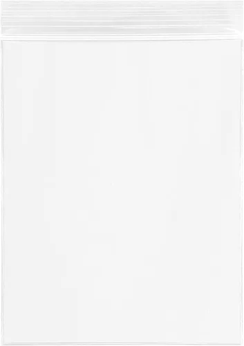 joybest 100 bolsas de polietileno de plástico transparente con cremallera de 8 x 10 pulgadas, bolsas de plástico con cierre resellable con cierre de